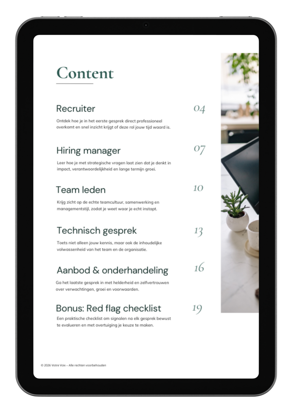 E-book guide: Positioneer jezelf strategisch met 30 sollicitatie vragen 