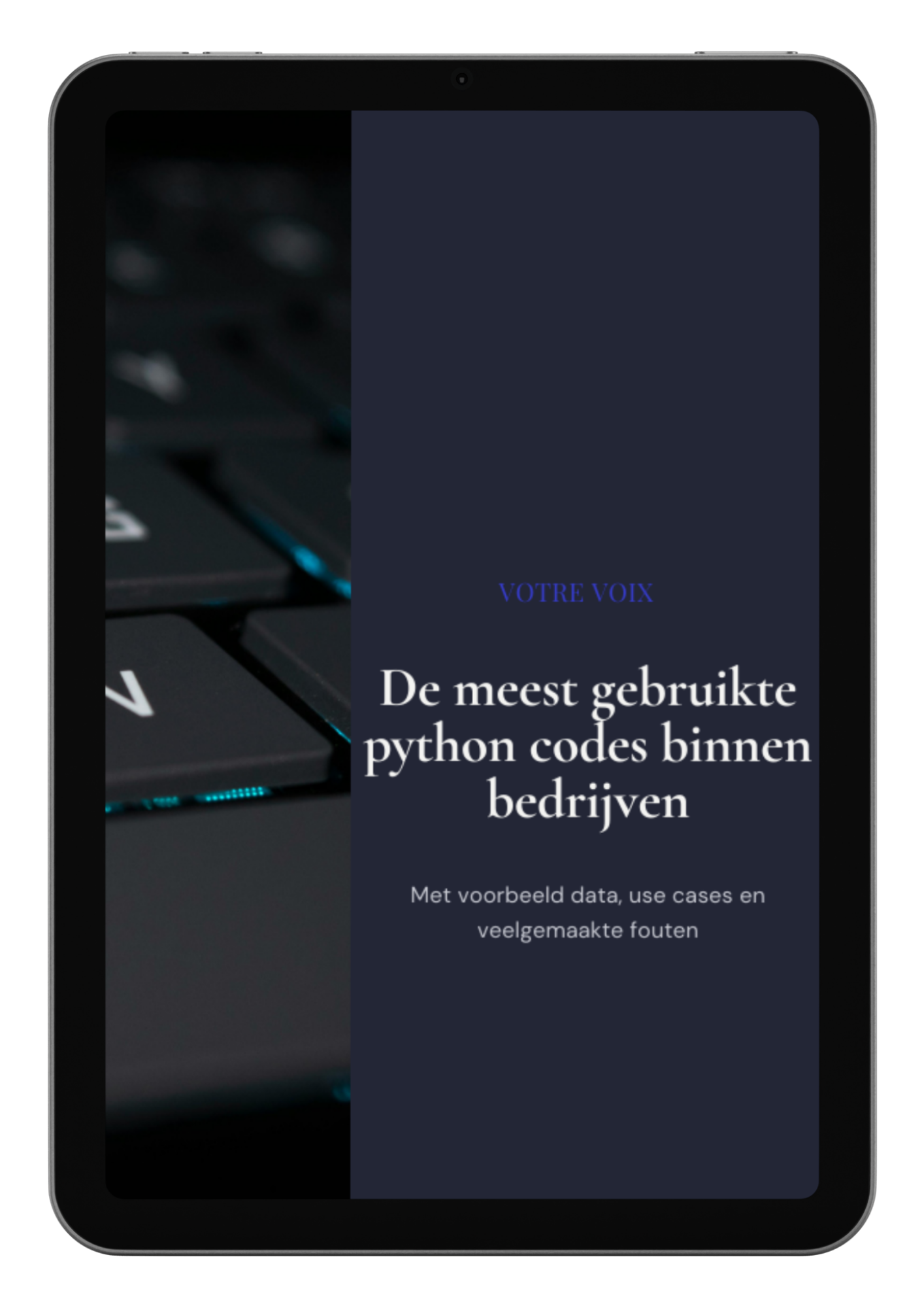 E-book guide: De meest gebruikte python codes binnen bedrijven 